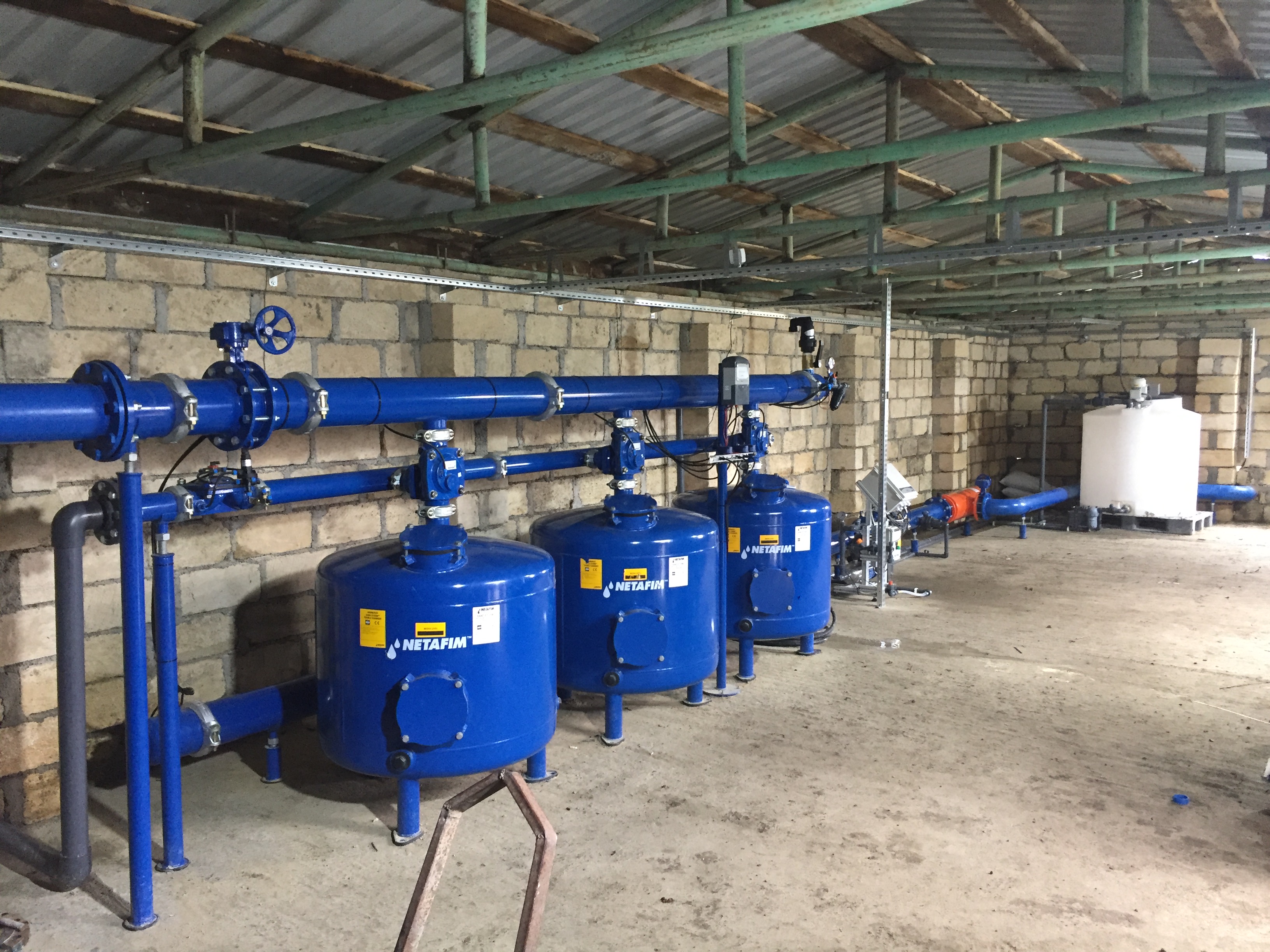 Система капельного полива для 25Га яблочного сада