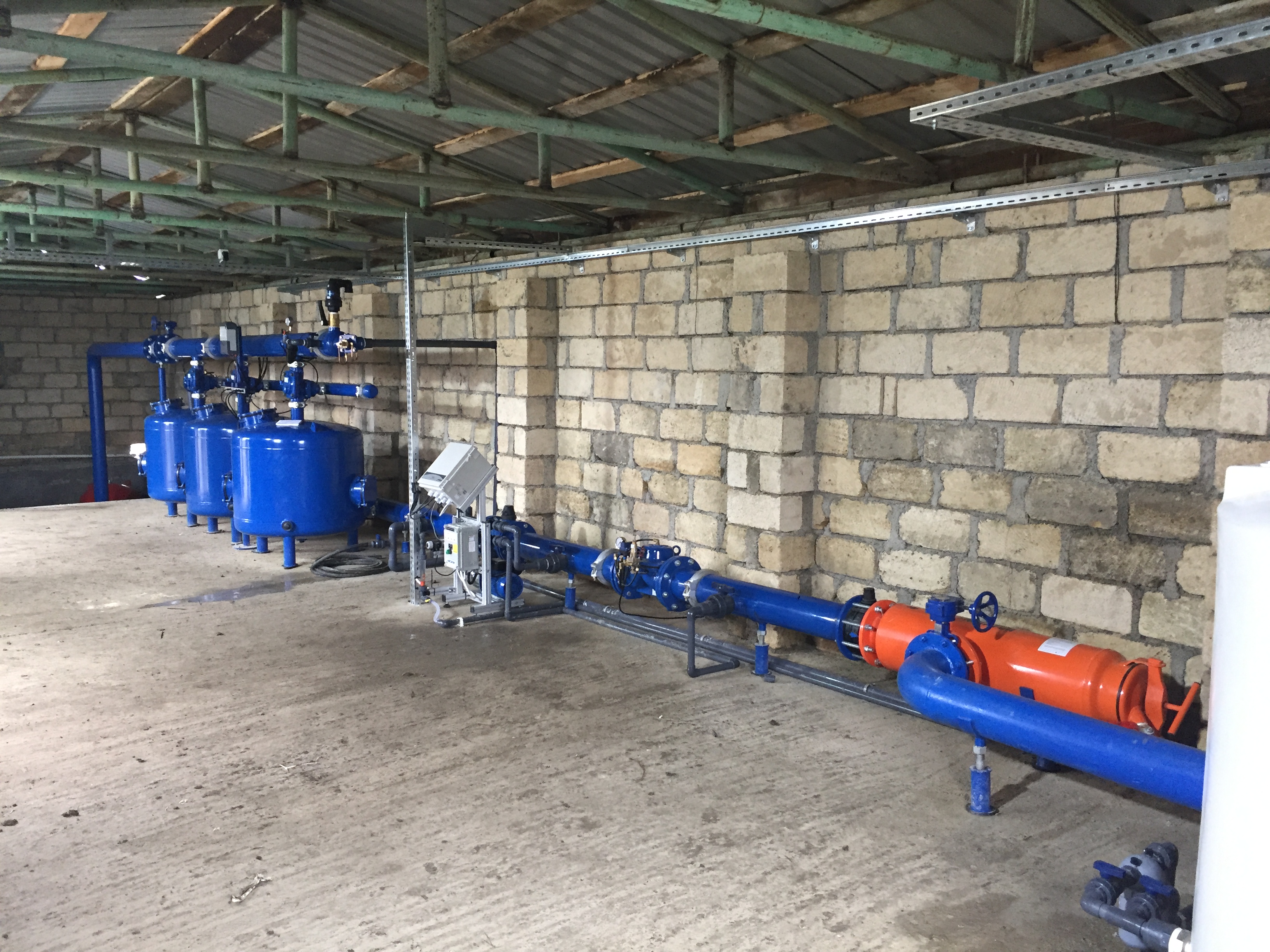 Система капельного полива для 25Га яблочного сада